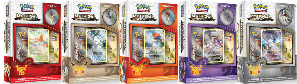 New Pokemon Mythical Creatures Collections Revealed!  Cherry Collectables