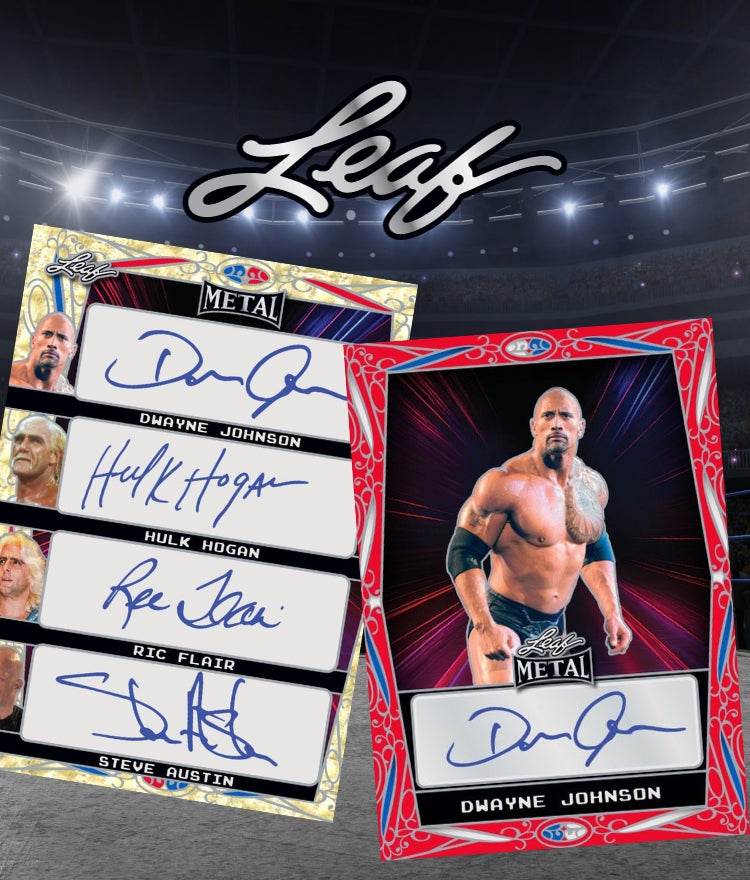 Leaf Trading Cards Lands The Rock: A New Era Begins with WWE Legend's Cherry Collectables Leaf Trading Cards Lands The Rock: A New Era Begins with WWE Legend's Cherry Collectables