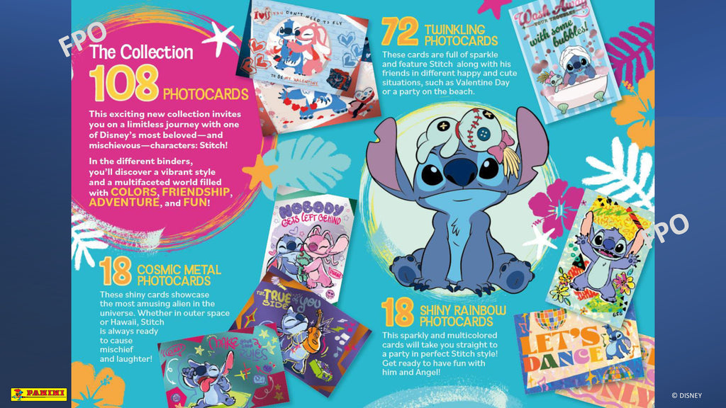 Collection D'Autocollants Panini Stitch 2025 - Set Complet 192 Stickers + Album Vide - Occasion