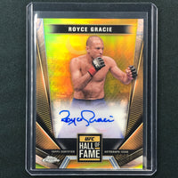 2024 Topps Chrome UFC ROYCE GRACIE Hall of Fame Auto Gold 40/50