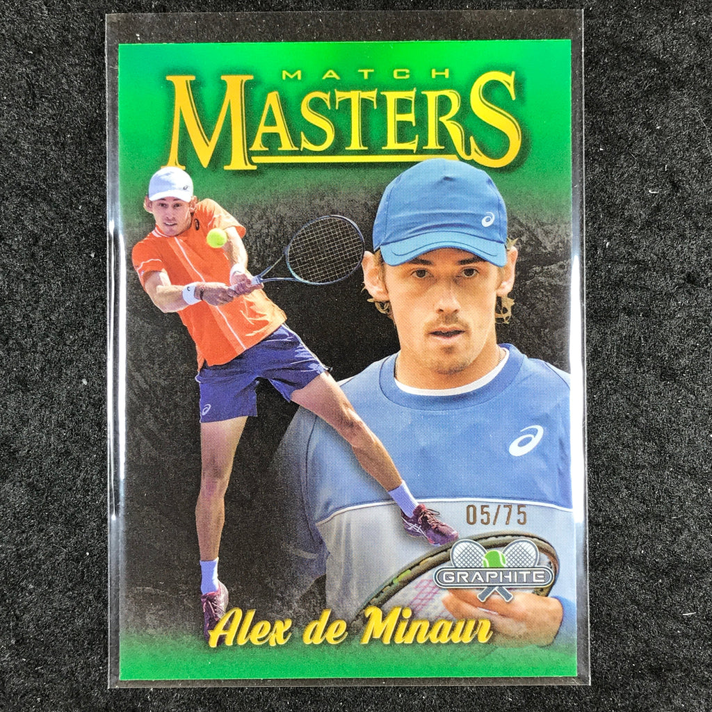 2021 Topps Chrome Tennis Alex De Minaur #16 Purple Refractor /199