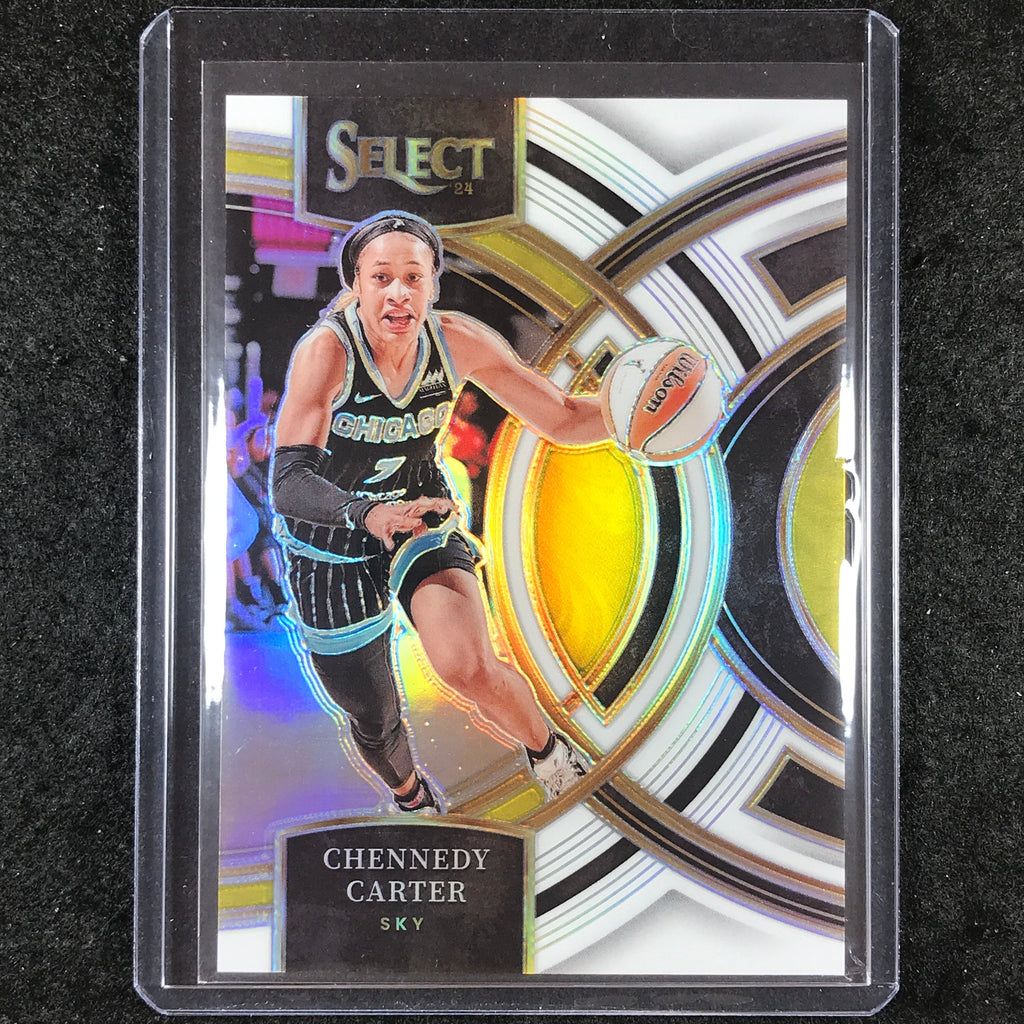 2024 Select WNBA CHENNEDY CARTER Premier Level White 27/99 #199