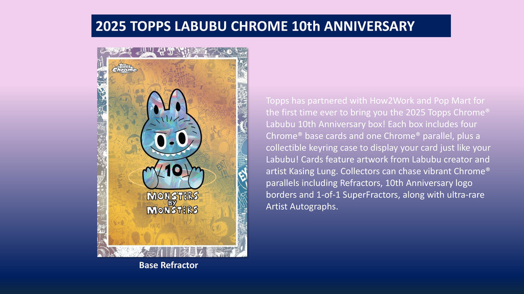 2025TOPPSLABUBUCHROME10thANNIV