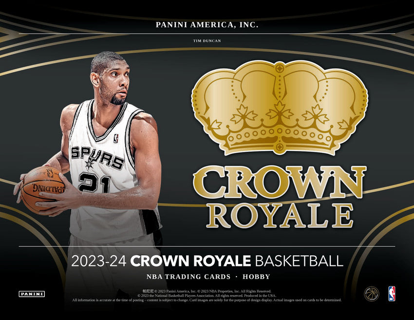 23-24 Crown Royale Basketball Hobby 16-Box Case Break (Giveaway Spurs) #19804 - Team Based - May 09 (5pm)