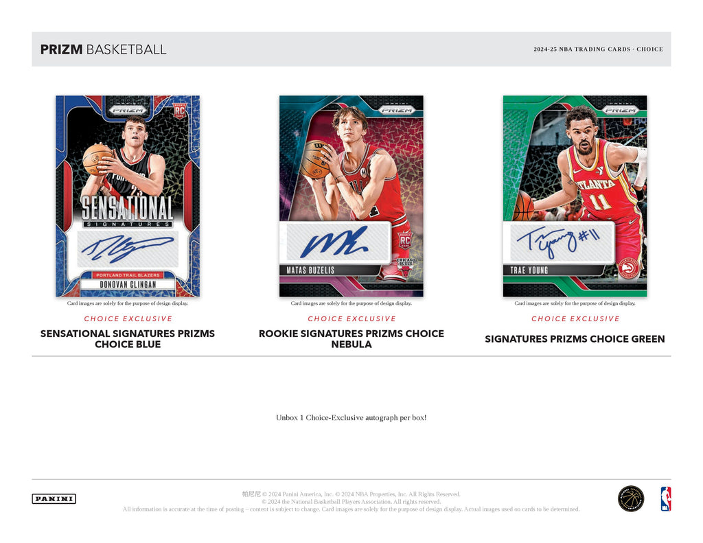2024-25 Panini Prizm Choice Basketball Box | Risacher Sarr