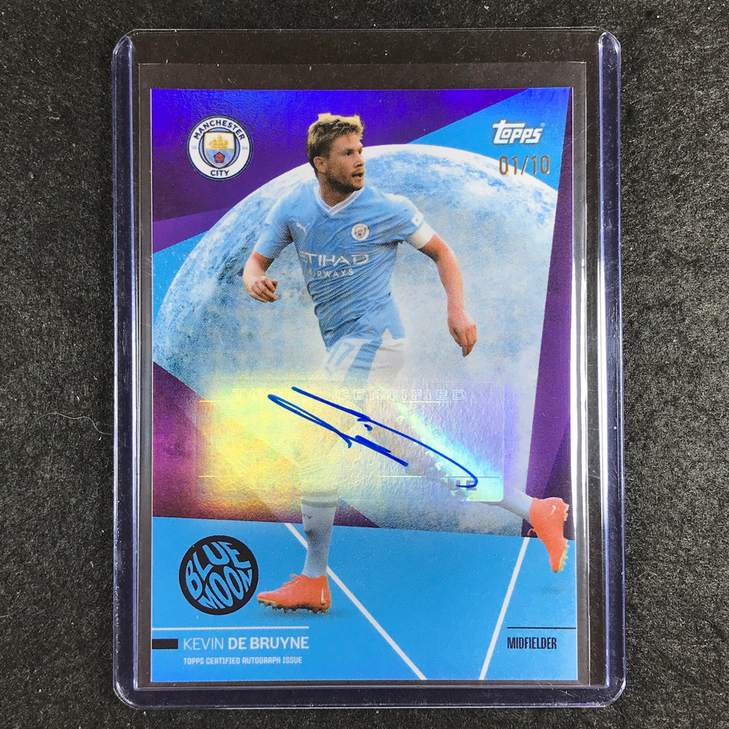 サッカー 25シリ サイン de bruyne topps auto デブライネ