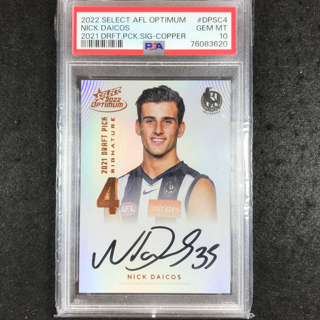 2022 Select AFL Optimum NICK DAICOS Draft Pick S…
