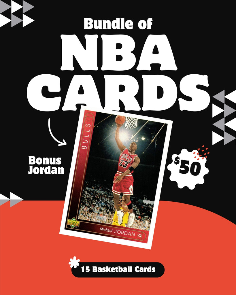 NBA カード　collectors trading cards Bundle of NBA - 15 Basketball Trading Cards + Bonus Michael Jordan