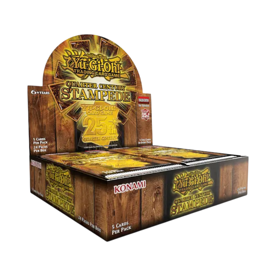 Yu-Gi-Oh! TCG Quarter Century Stampede Booster Box 1st Edition
