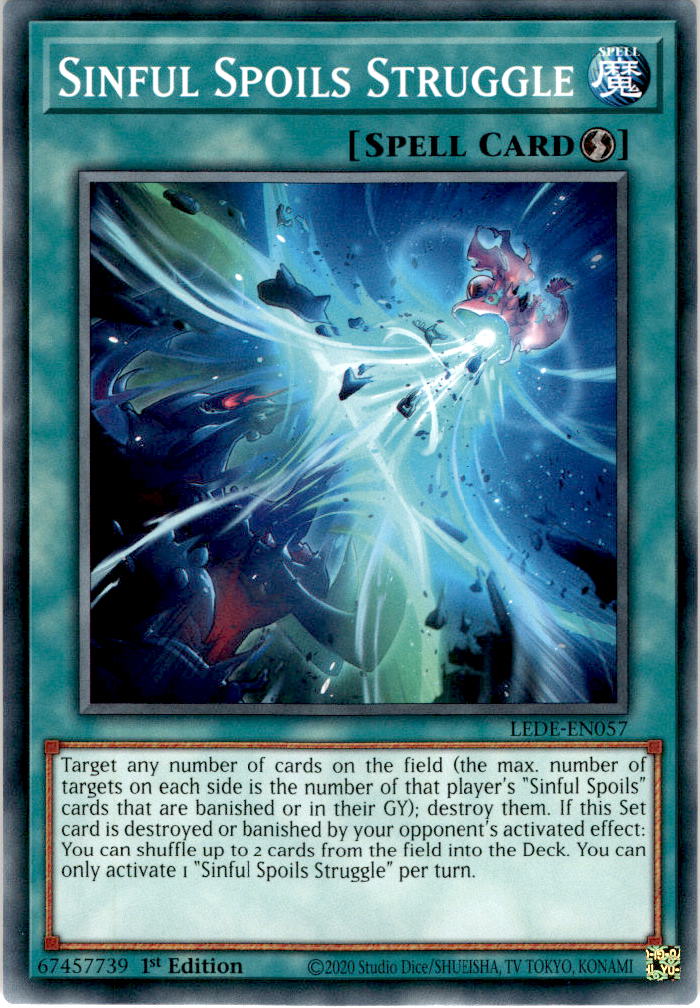 Sinful Spoils Awakening - SUDA-EN069 Super Rare 1st Edition Trading Card (Supreme Darkness Set)