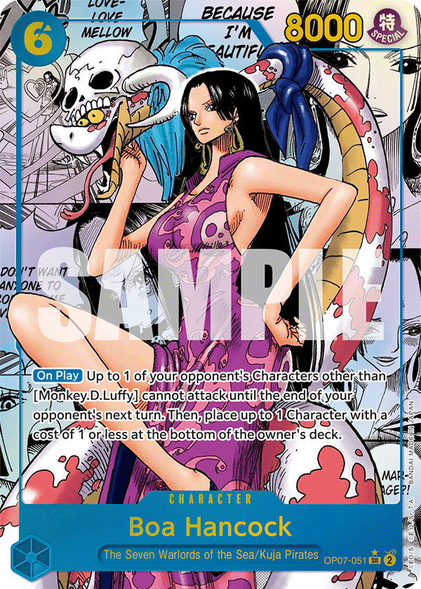 MANGA Boa Hancock 051 Manga OP07 051 Super Rare OP 07 500 Years manga-boa-hancock-051-manga-op07-051-super-rare-op-07-500-years