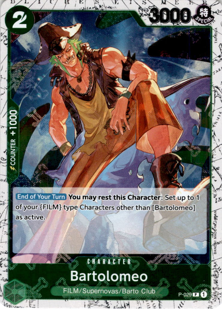 Bartolomeo [P-029] [Jolly Roger Foil] P-029 - PRB-01 THE BEST