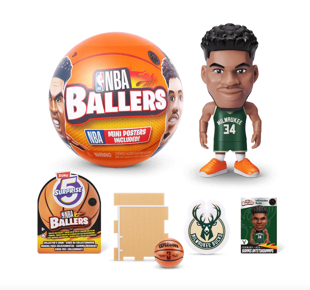 NBA ballers 激レアStephen Curry おまけ2つセット Zuru '5 Surprise' NBA Ballers Blind Ball - One Capsule | Curry