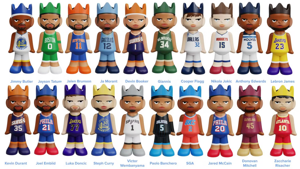 2025 Ghostwrite x NBA Game Face Basketball Blind Box | Lebron