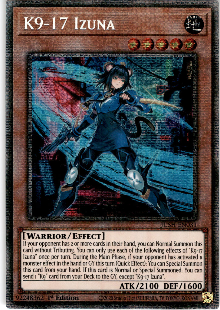 遊戯王　EU版　K9-17号イヅナ　コレクターズレア 希少 EU版 K9－17号 イヅナ コレクターズ 遊戯王｜Yahoo!フリマ（旧