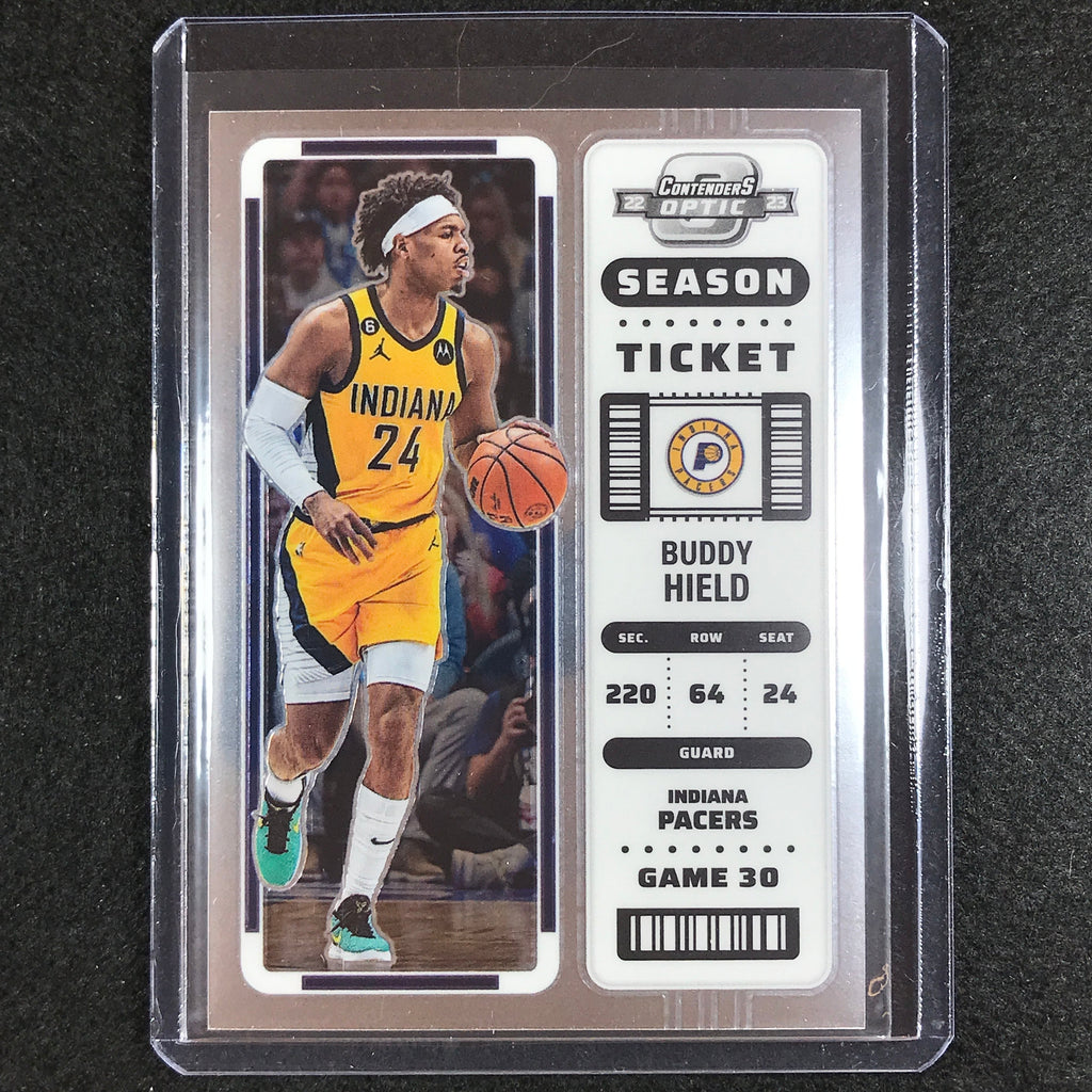 202223 Contenders Optic BUDDY HIELD Season Ticket Base 30 Cherry