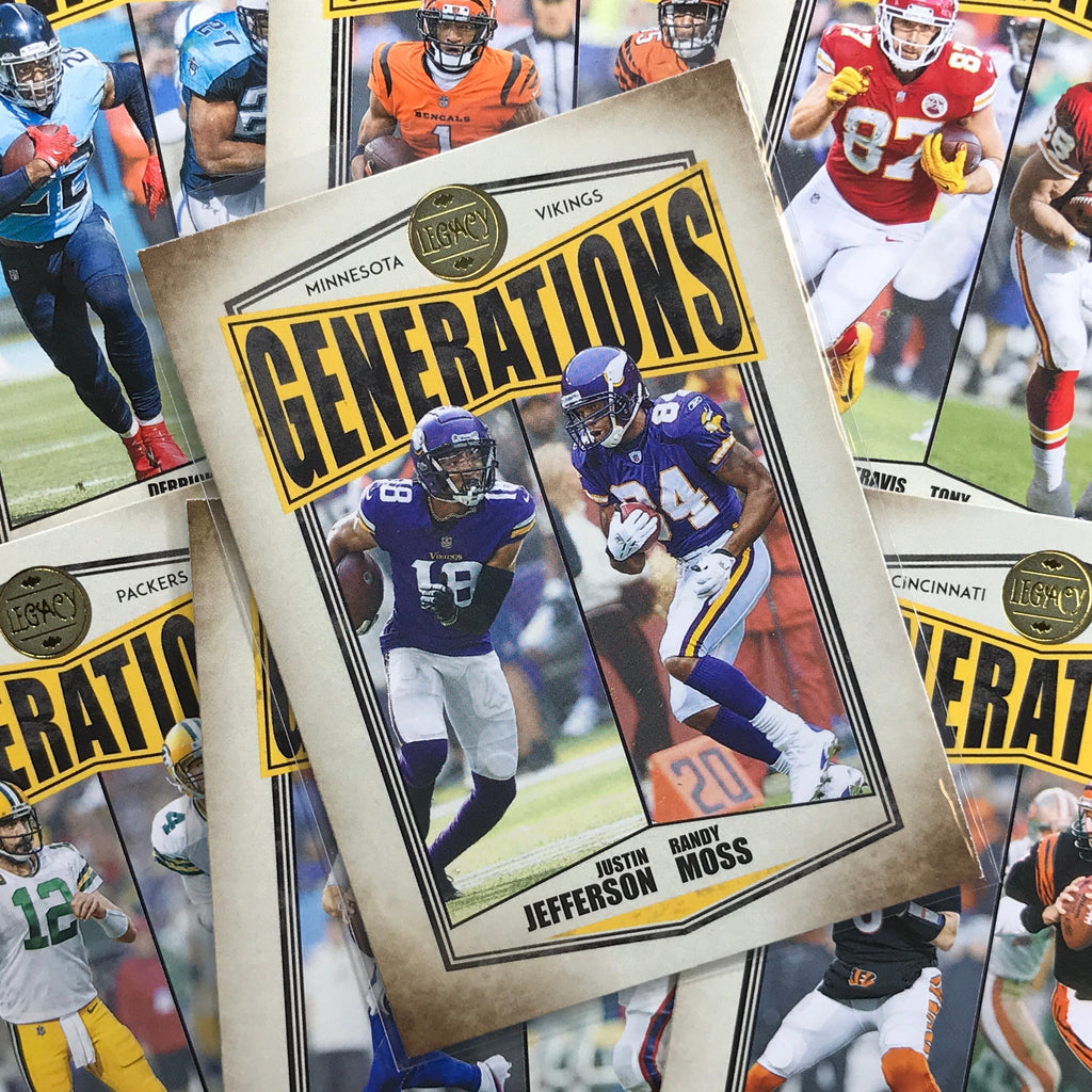 2022 Legacy TRAVIS KELCE TONY GONZALEZ Generations Base #9 – Cherry ...