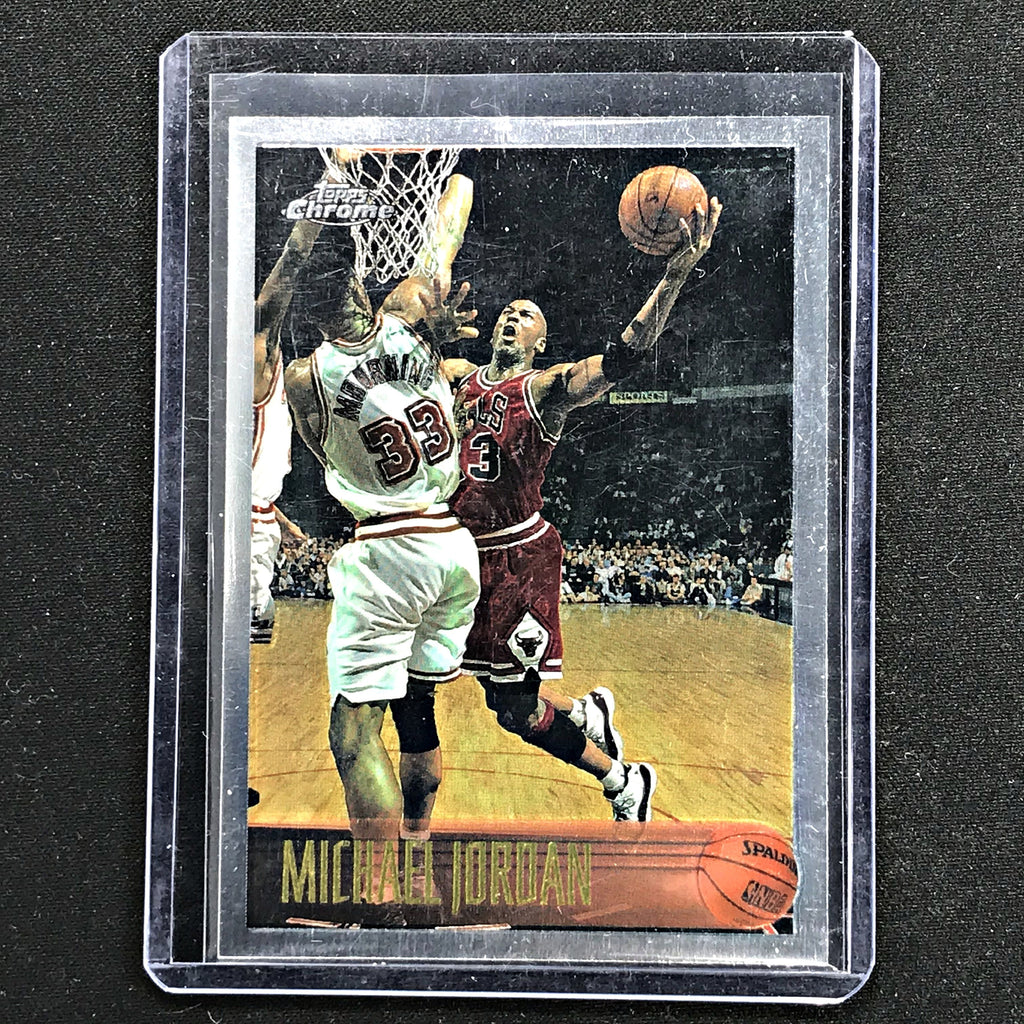 michael jordan chrome card