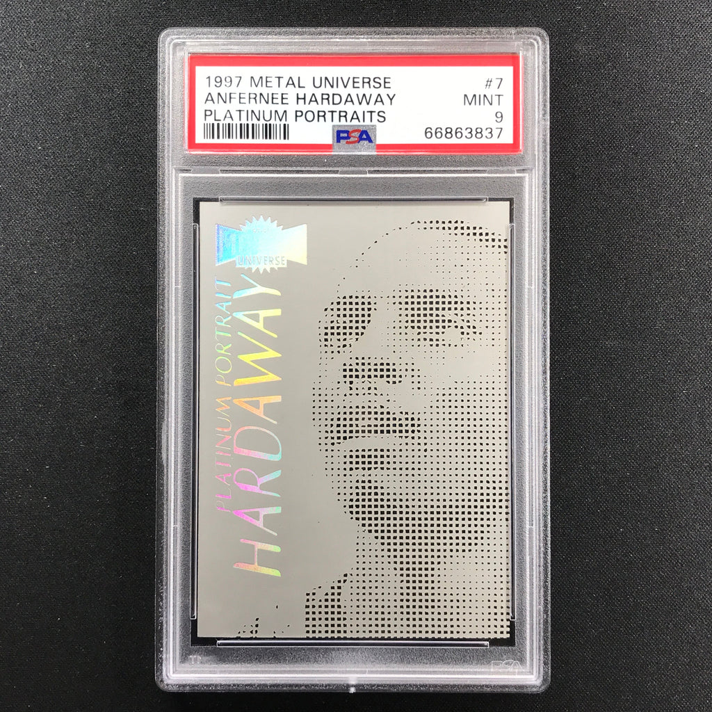1997-98 Metal Universe Anfernee Hardaway Platinum Portraits Ssp No 