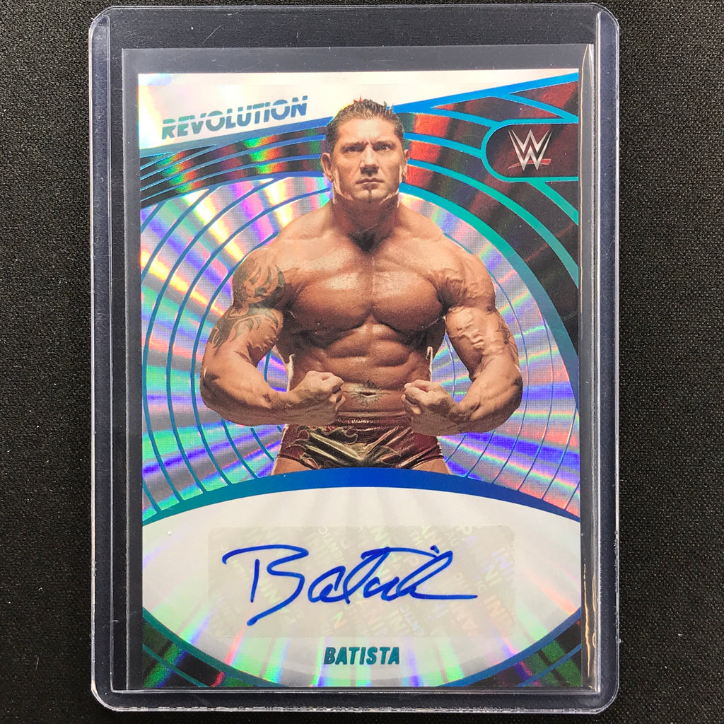 2023 Revolution WWE BATISTA Auto Sunburst 96/99 Cherry Collectables