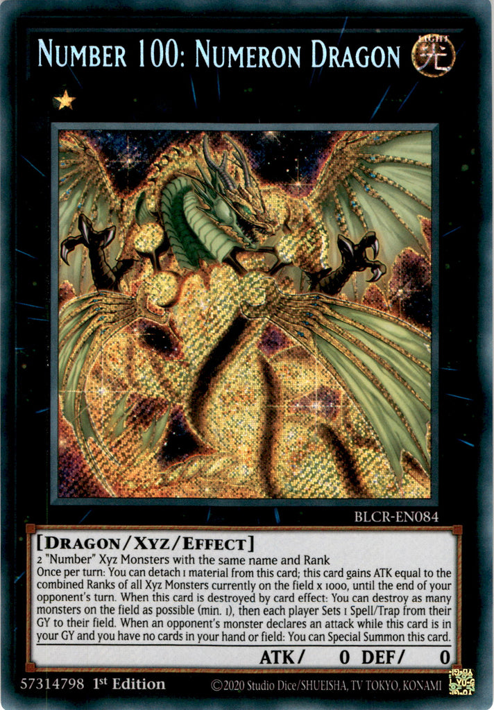 yugioh number cards 100 YGOPRONUMBER 100: NUMERON DRAGON DECK 2018 TypeDragon / Effect Xyz Monster AttributeLIGHT Level / Rank1 Card Text2 Number Xyz Monsters with the same name and Rank Once per turn Numeron Creation - Yu-Gi-Oh! Card