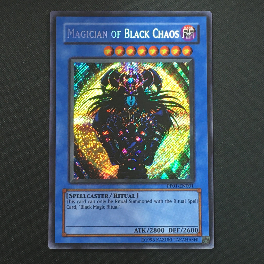 Yu-Gi-Oh! TCG Card - Magician Of Black Chaos (Japanese, Secret Rare, TDPP-JP011) Yu-Gi-Oh! TCG Card - Magician Of Black Chaos (Japanese, Secret Rare, TDPP-JP011)