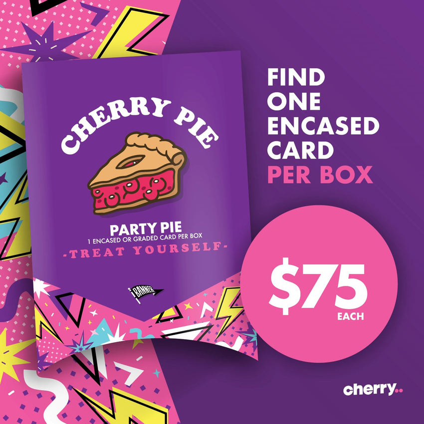 2023 Banner Cherry Pie Party Pie Mystery 1-Card Box