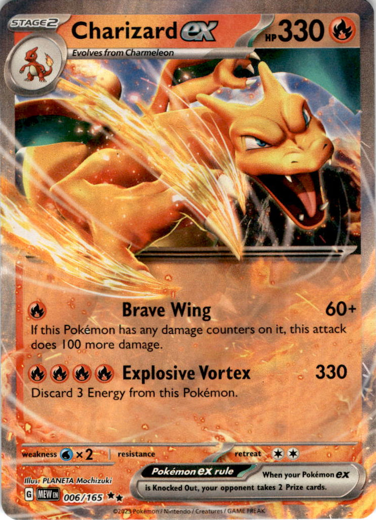 pokemon 151 card charizard Charizard EX - 006/165
