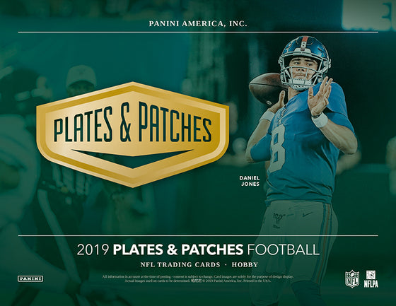 2019 Plates & Patches Football First Look!