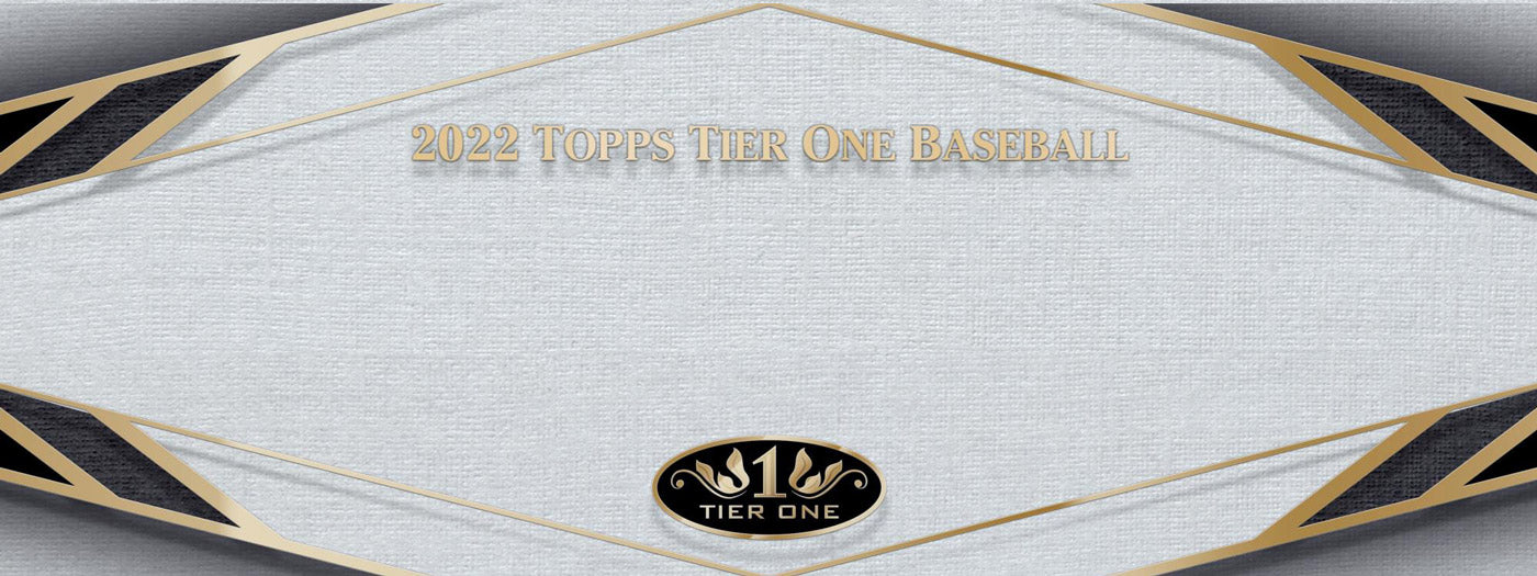 2022 Topps Tier One Baseball Cards Upcoming Release