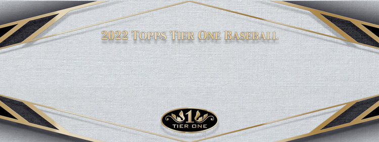 2022 Topps Tier One Baseball Cards Upcoming Release