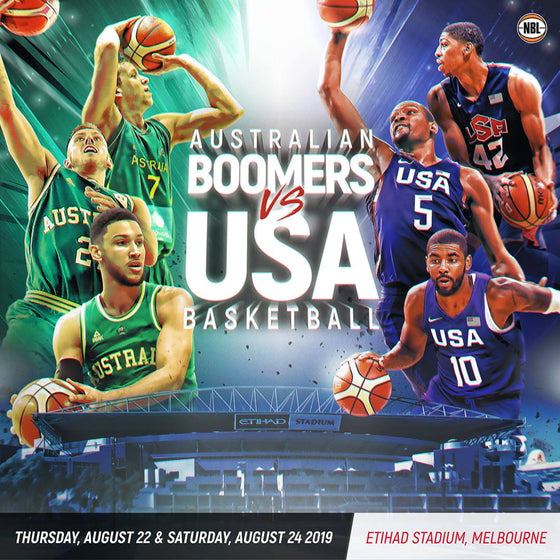 Australian Boomers VS Team USA In Melbourne August 2019