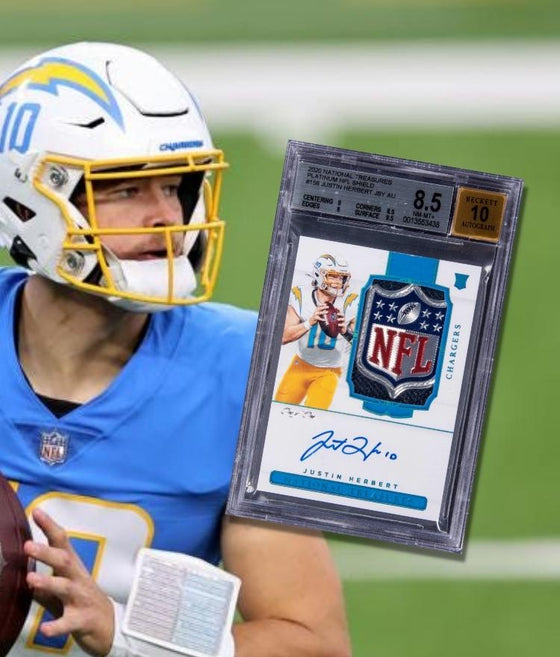 Justin Herbert rookie cards sell for over $1 million