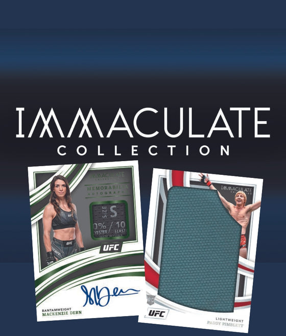 Panini releases new 2022 Immaculate UFC cards!