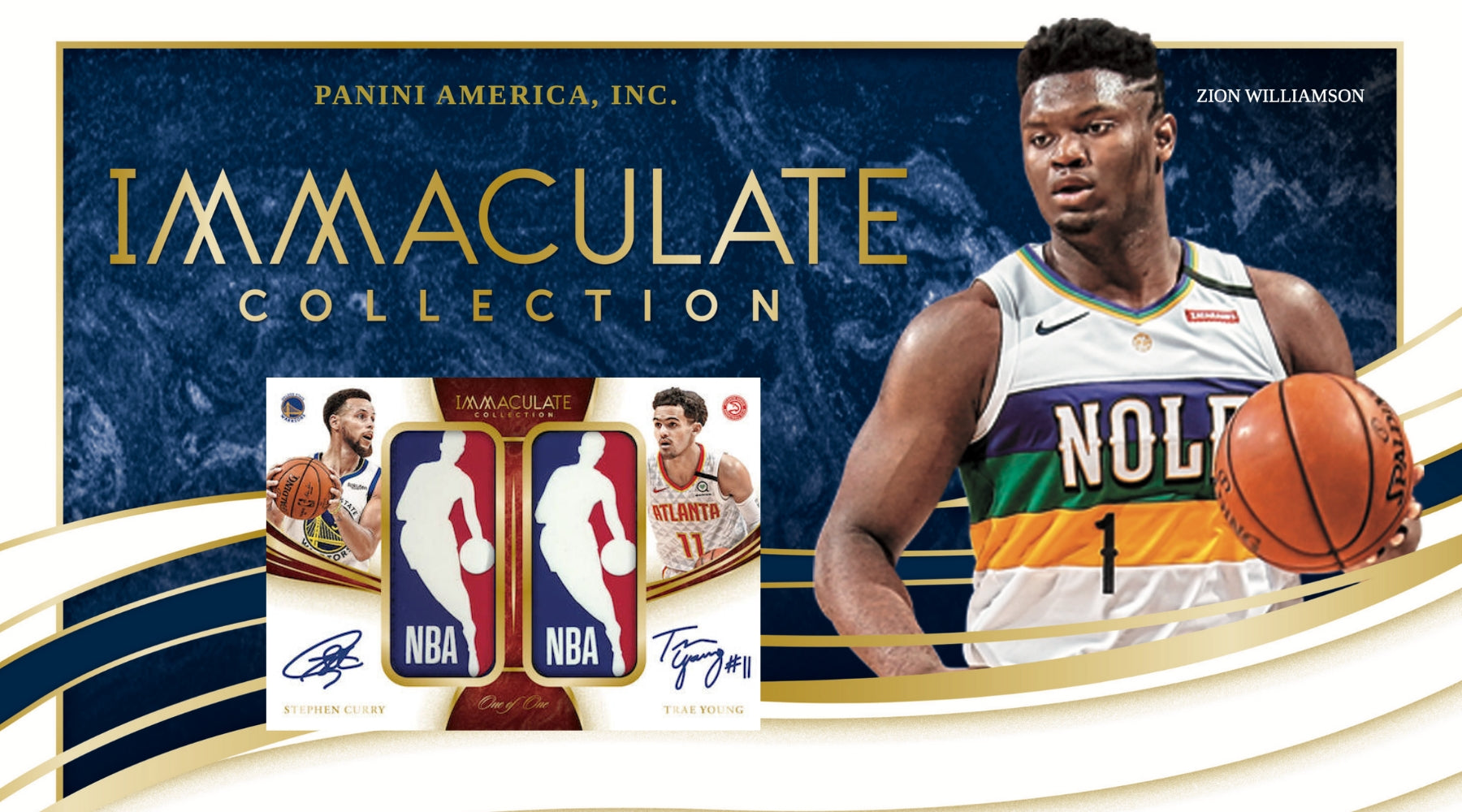 2019-20 Panini Immaculate Collection Basketball Adds Dual Logo Man