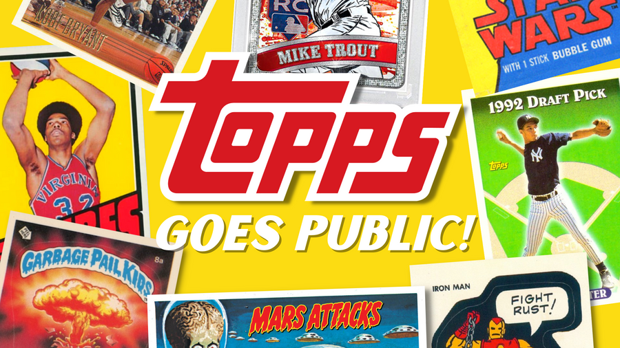 Topps Trading Cards Goes Public, Valued at $1.3 Billion