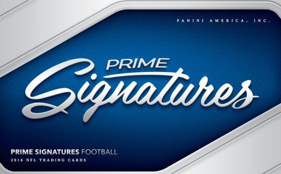 Panini Reveals 2016 Prime Signatures Football