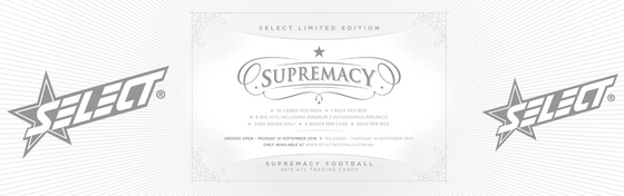 2019 Select AFL Supremacy Cards