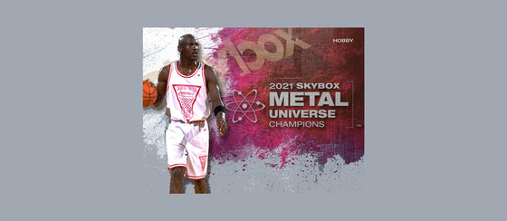Revisit the 90s Collecting Era with the 2021 Skybox Metal Universe Champions Release.
