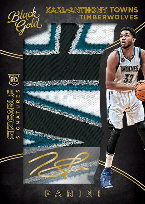 Black Gold Basketball Super Sizes Rookie Patch Autos!