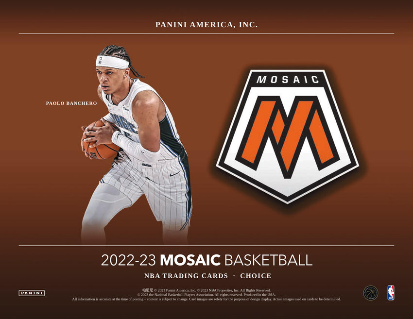 2022-23 Panini Mosaic Choice Basketball Box