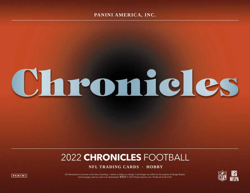2022 Panini Chronicles Football Hobby Box