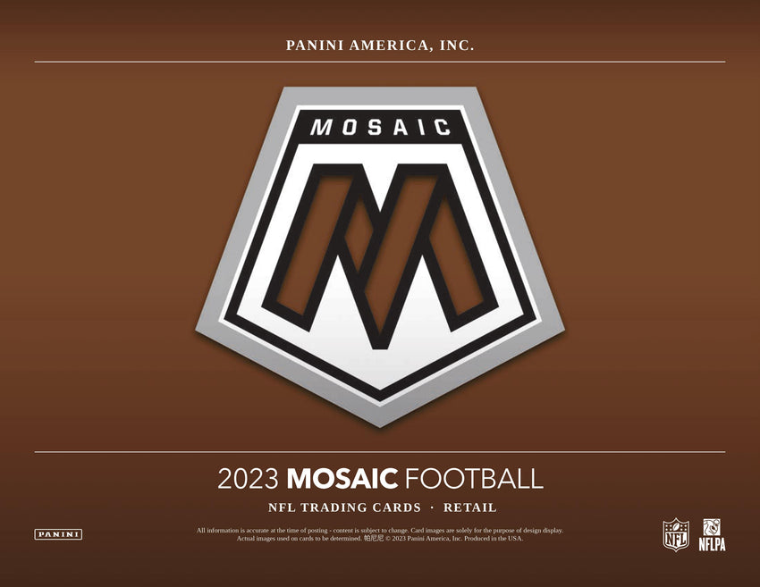 2023 Panini Mosaic Football Jumbo Value Fat 15-Card Pack