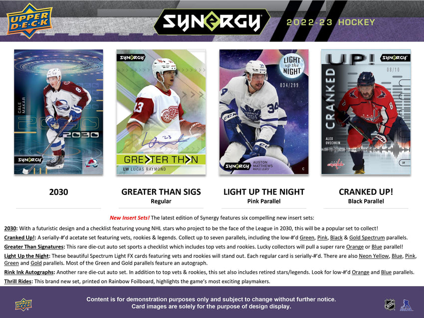 2022-23 Upper Deck Synergy Hockey Hobby Box