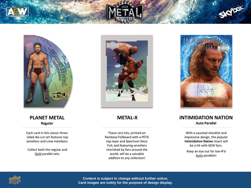 2022 All Elite Wrestling AEW Skybox Metal Universe Hobby Box