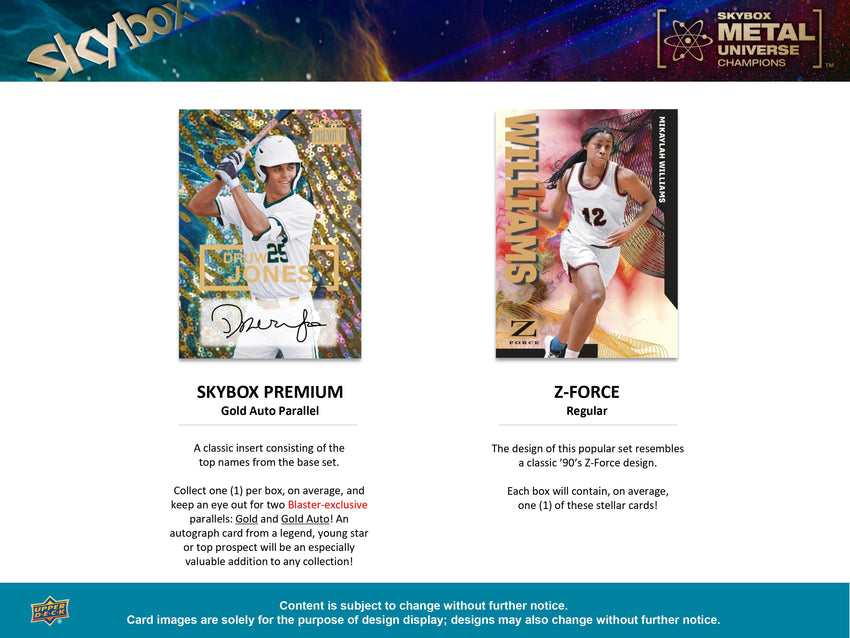 2023 Upper Deck Skybox Metal Universe Champions Blaster Box-Cherry Collectables