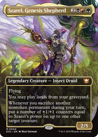 BORDERLESS Szarel, Genesis Shepherd - #004 - Mythic - Edge of Eternities Commander