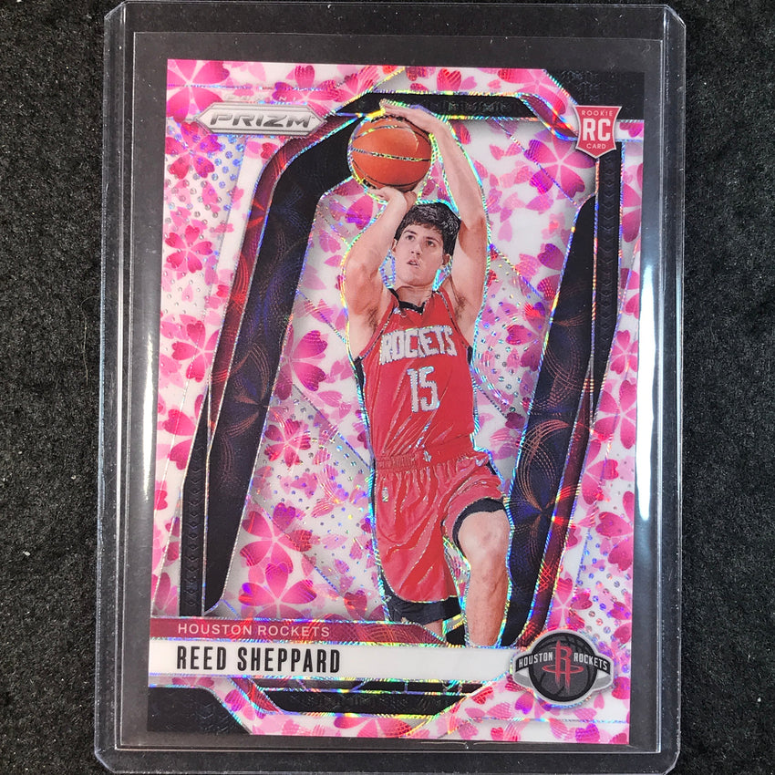 2024-25 Prizm REED SHEPPARD Rookie Choice Cherry Blossom 13/20 #268