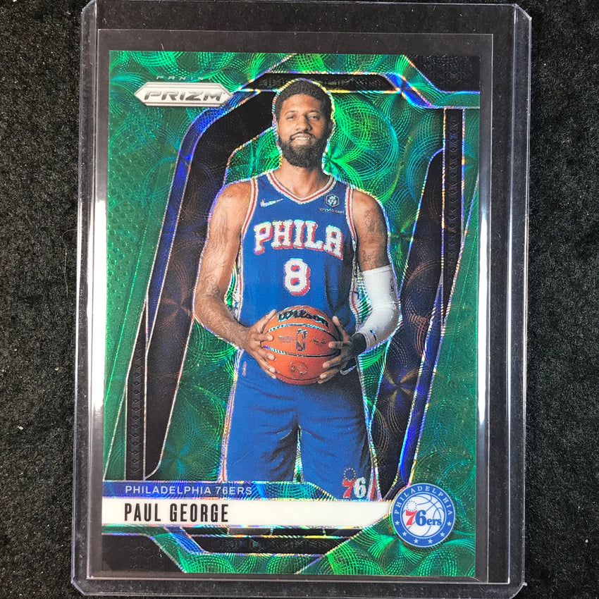 2024-25 Prizm PAUL GEORGE Choice Green 5/8 #50