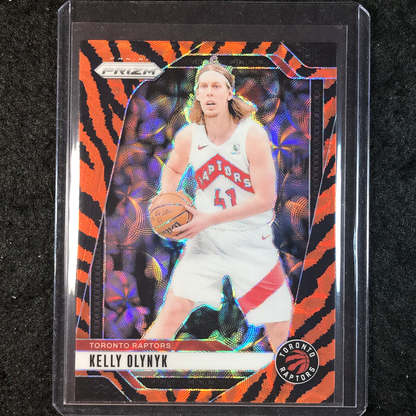 2024-25 Prizm KELLY OLYNYK Choice Tiger Stripe SP #152
